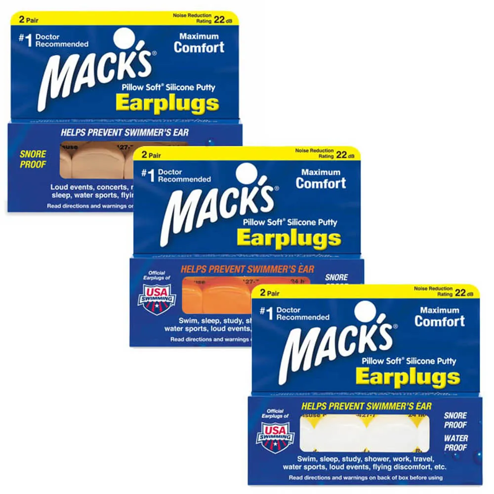美國 Mack's 游泳耳塞 有防丟繩 送收納盒 美國國家游泳隊專用 20834 歷史價格詳細信息