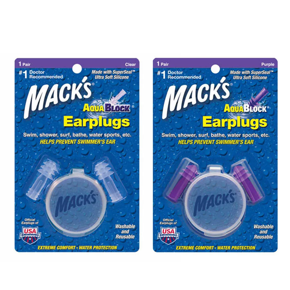 美國 Mack's 游泳耳塞 有防丟繩 送收納盒 美國國家游泳隊專用 20834 歷史價格詳細信息