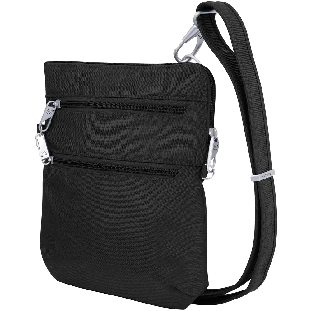 TRAVELON 四層防盜斜背包(黑) 歷史價格詳細信息