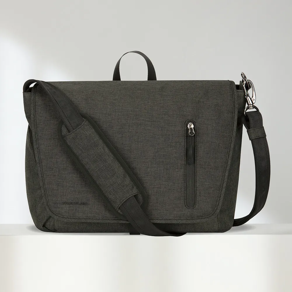 TRAVELON Urban四層防盜斜背包(黑) 歷史價格詳細信息