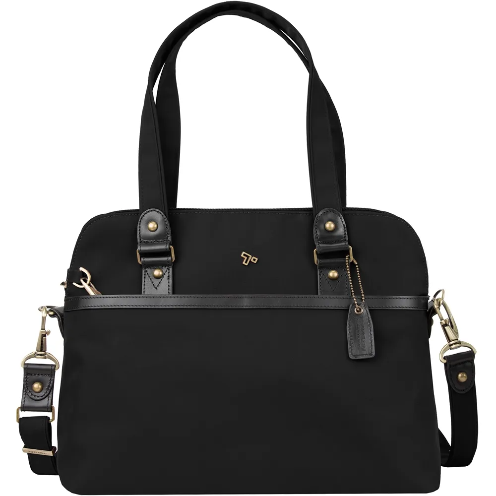 TRAVELON 四層防盜托特包+背帶(黑紫) 歷史價格詳細信息