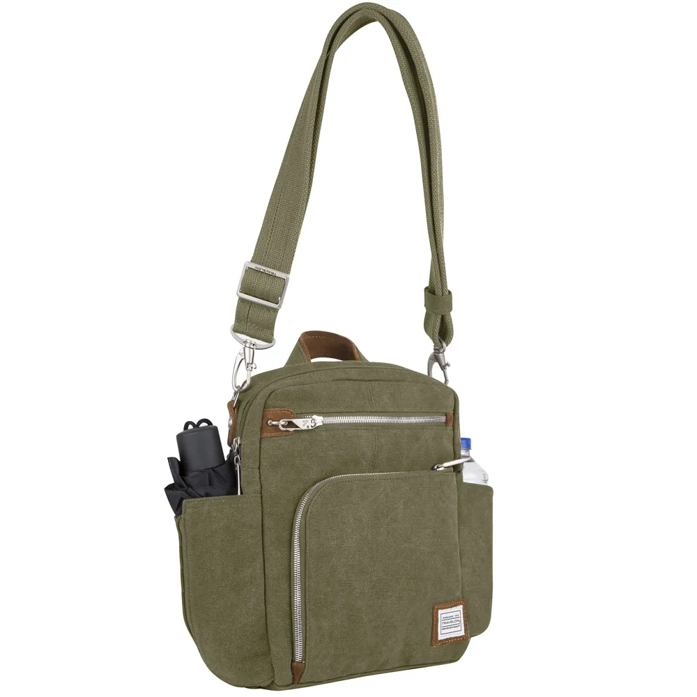 TRAVELON 四層減震防盜斜背電腦包 歷史價格詳細信息