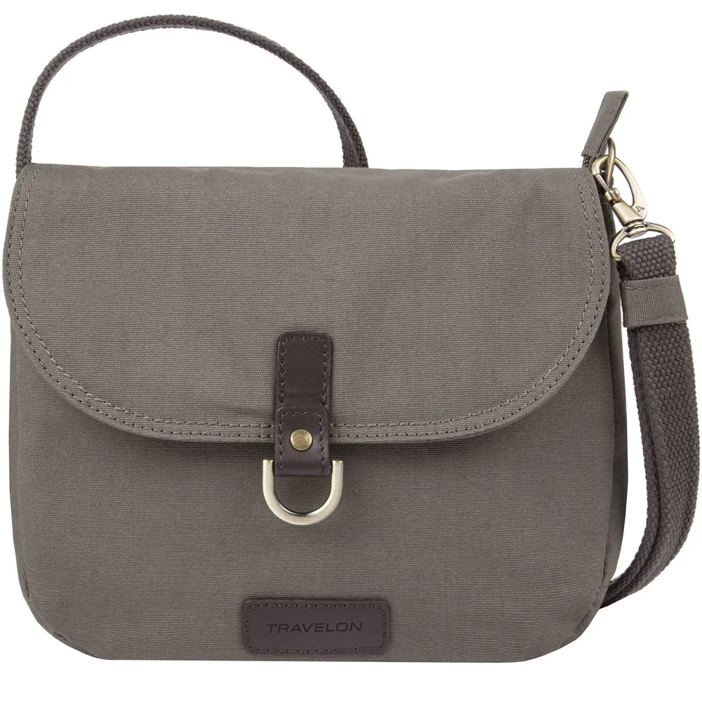 TRAVELON 三層防盜圓弧斜背包(黑紫) 歷史價格詳細信息