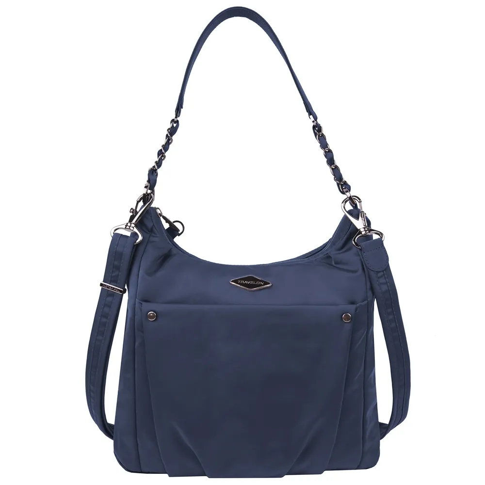 TRAVELON Parkview Hobo 側背包/防盜包 TL-43408 黑 歷史價格詳細信息