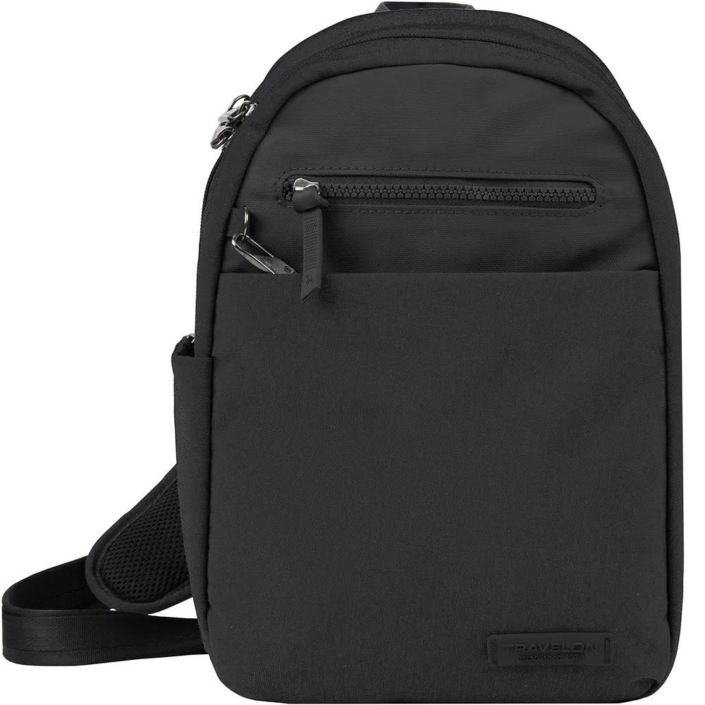TRAVELON Metro防盜斜背腰包(灰) 歷史價格詳細信息