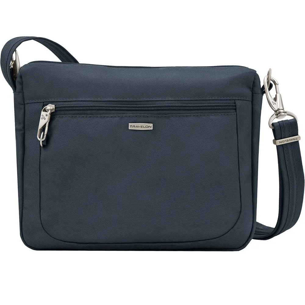 TRAVELON Classic 3層防盜斜背包(棕) 歷史價格詳細信息