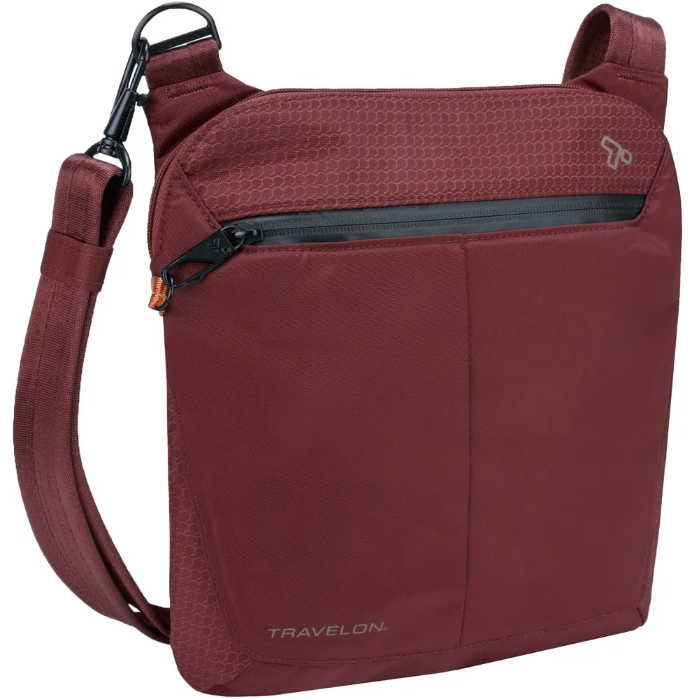 TRAVELON RFID方型防盜斜背包(黑) 歷史價格詳細信息