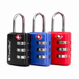 英國藍旅 TSA美國海關三碼鎖 Travel Blue TB-036 歷史價格詳細信息