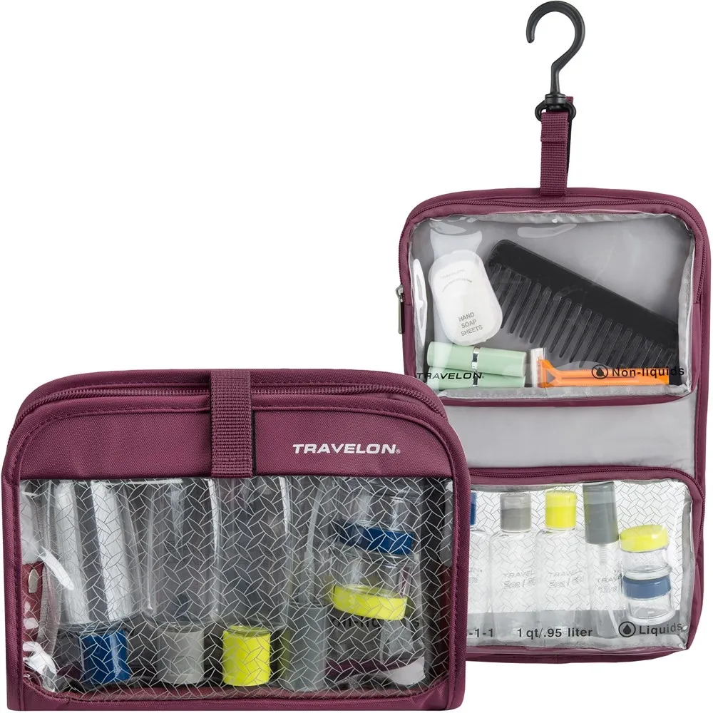 TRAVELON 掛式雙袋分裝瓶罐6件組(黑) 歷史價格詳細信息