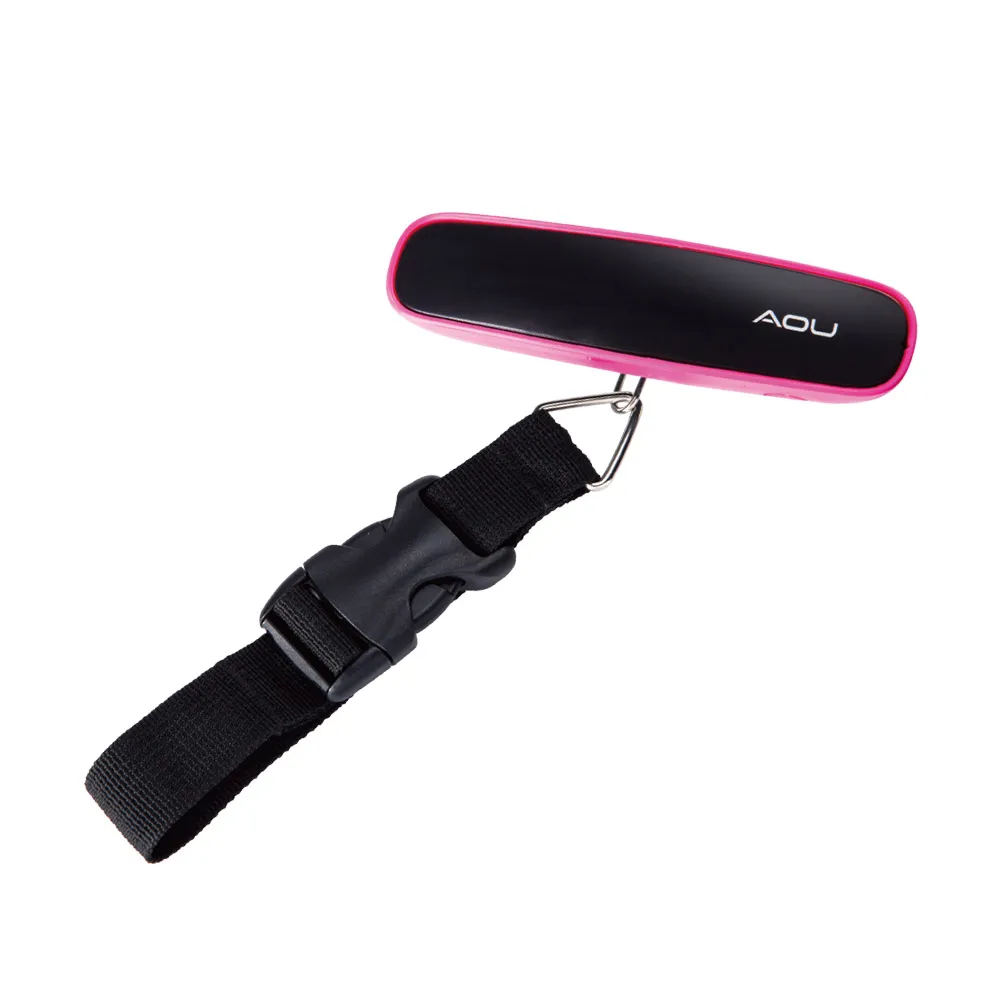 AOU微笑旅行 多功能日本YKK扣具行李秤時尚多彩設計(桃)66-026 歷史價格詳細信息