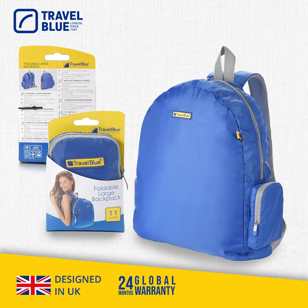 【 Travel Blue 藍旅 】 Foldable X-Large 旅行大容量摺疊手提袋 (48L) 黑色 TB067-BK 歷史價格詳細信息