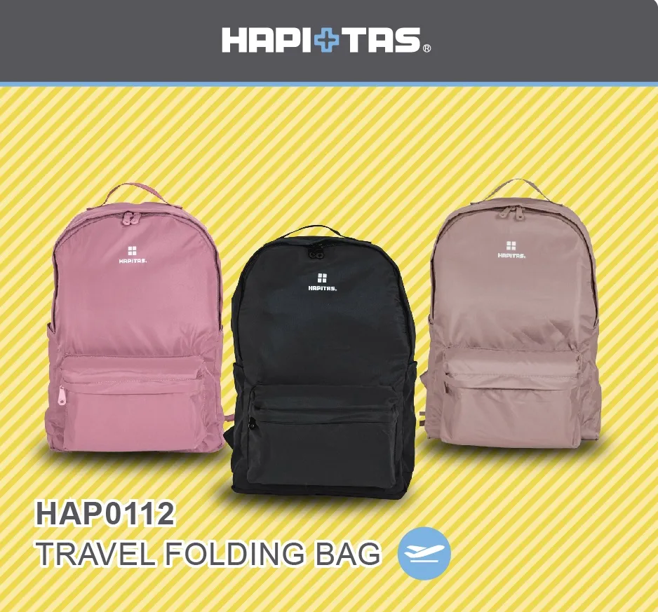 HAPITAS HAP0092 日本 防盜防潑水摺疊後背包-288 粉紅馬戲團 歷史價格詳細信息