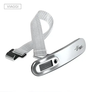 VIAGGI鏡面不鏽鋼電子行李秤(白色) 歷史價格詳細信息