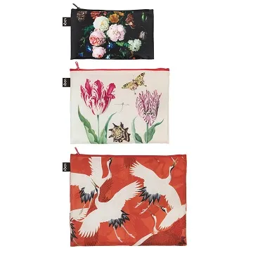 LOQI 三入組收納袋-博物館系列 (克林姆 ZPMUKL) 歷史價格詳細信息