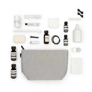 【LOJEL】Toiletry Case 軟殼盥洗包 化妝包 收納包-灰色 歷史價格詳細信息