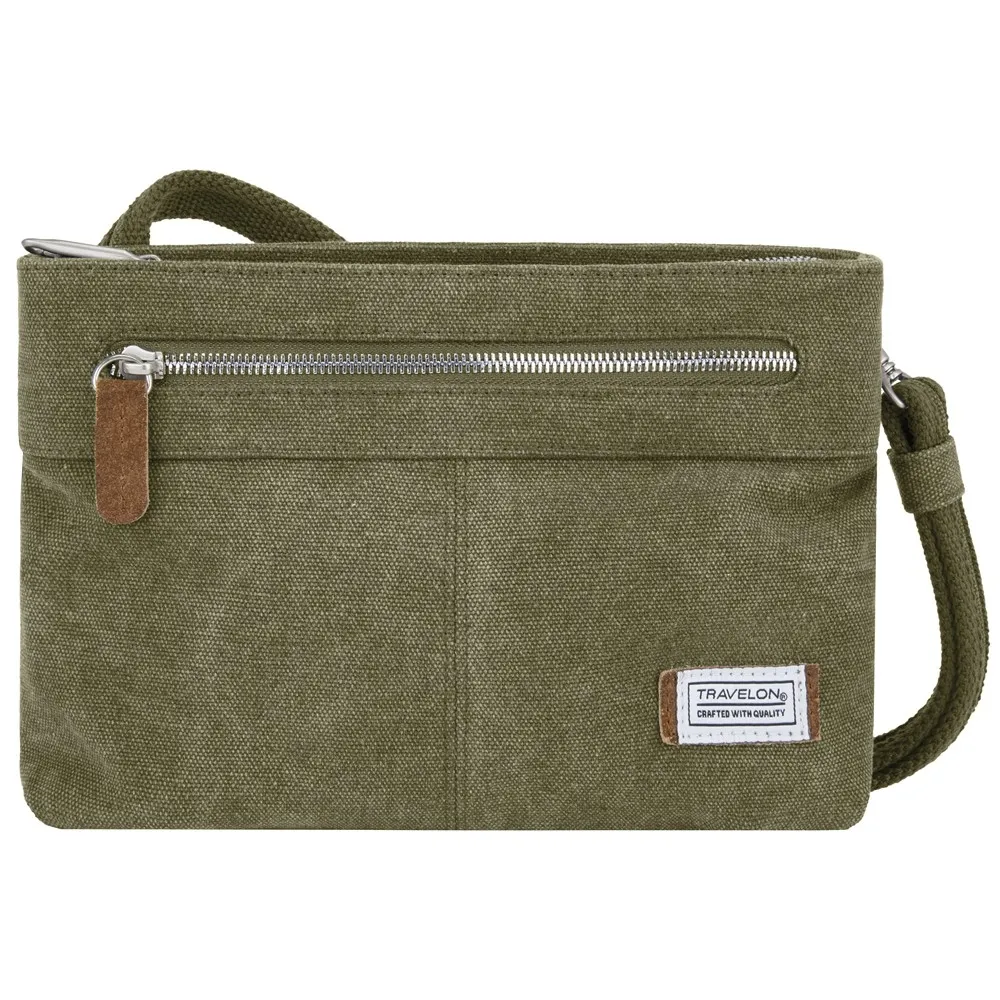 TRAVELON 三層防盜斜背包(牛仔灰) 歷史價格詳細信息