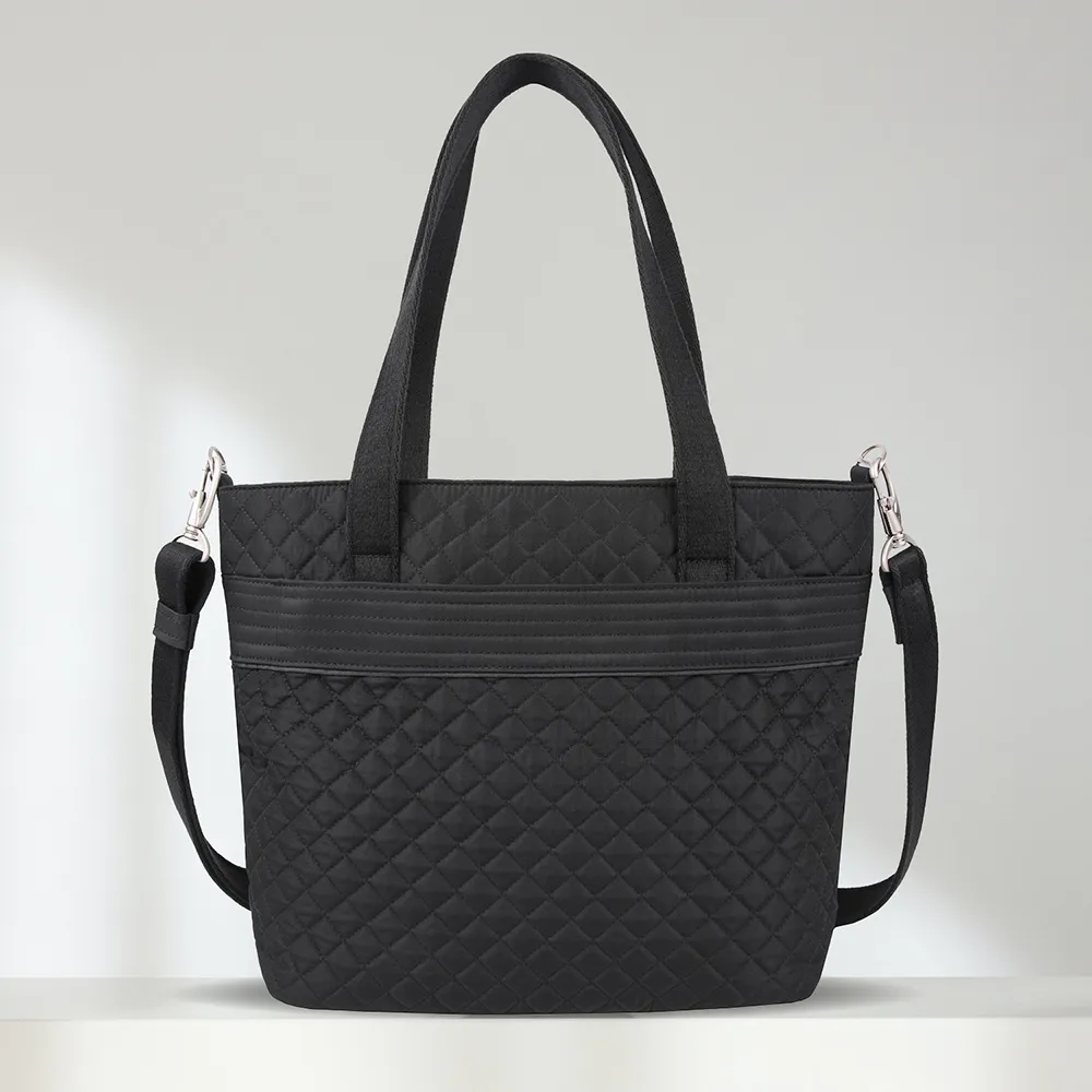 《TRAVELON》Boho雙層防盜斜背小包(格紋黑) 歷史價格詳細信息