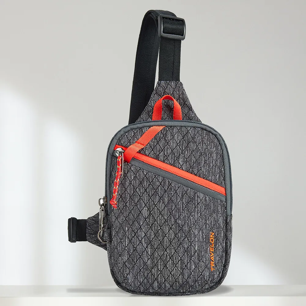 TRAVELON Greenlander防盜胸包(灰) 歷史價格詳細信息