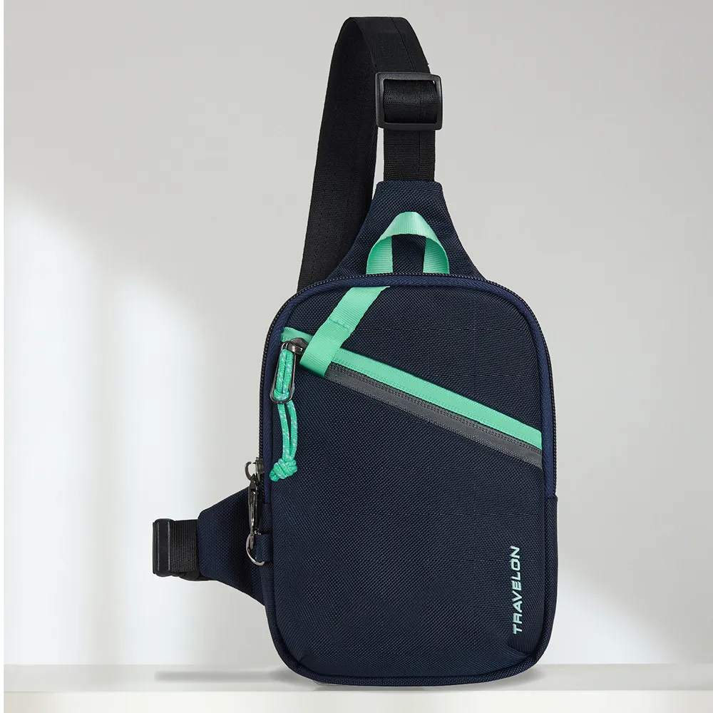 TRAVELON Greenlander防盜斜背包(黑) 歷史價格詳細信息