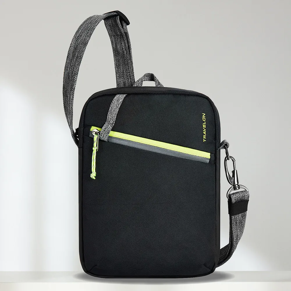 TRAVELON 防盜斜背小包(黑) 歷史價格詳細信息