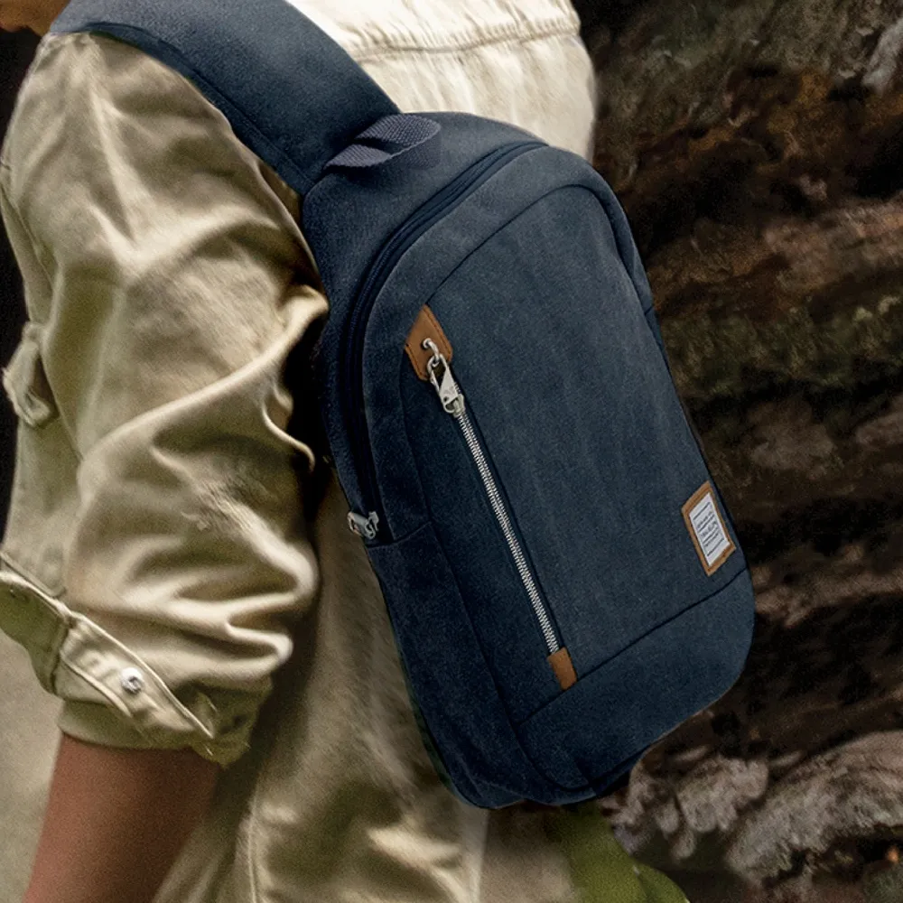 TRAVELON Heritage 3層防盜單肩背包(藍) 歷史價格詳細信息