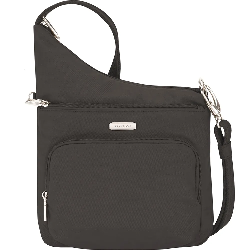 TRAVELON 三層防盜斜背包(黑紫) 歷史價格詳細信息