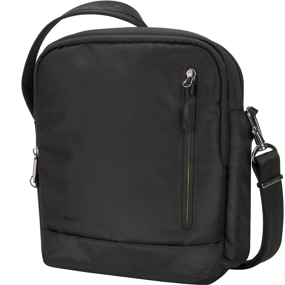 TRAVELON 四層防盜斜背包(黑) 歷史價格詳細信息