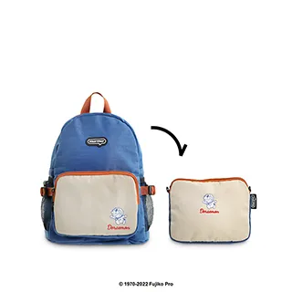 哆啦A夢 後背包外出郊遊戶外教學正版授權防水尼龍布外水瓶袋 歷史價格詳細信息