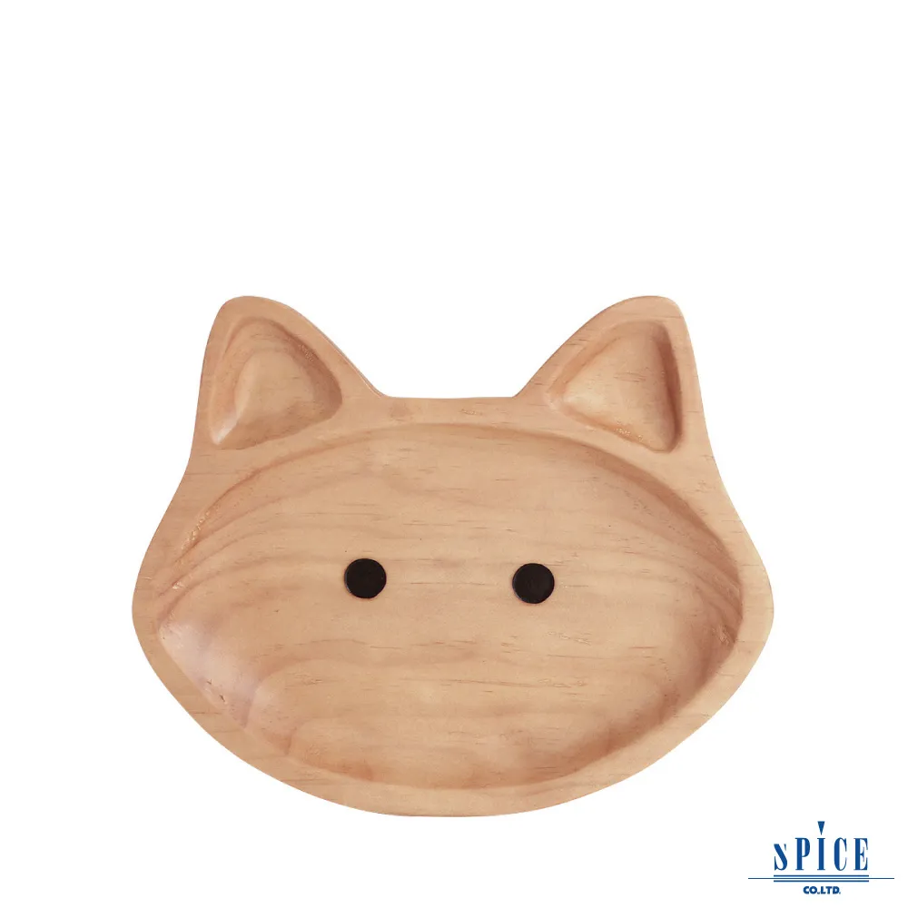 咪餐盤架，可放置2個餐盤，竹木咪餵食器 歷史價格詳細信息