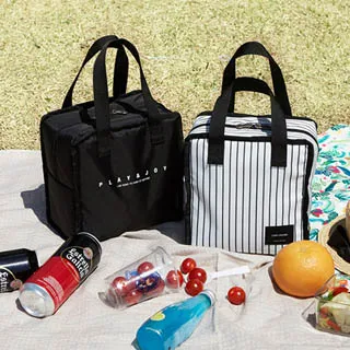 野餐袋 便當袋 保溫 保冷 午餐袋  野餐包  ( 日系點點徽章便當袋 )  恐龍先生賣好貨 歷史價格詳細信息