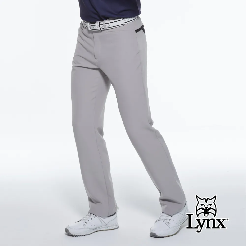 【Lynx Golf】男款彈性舒適拉鍊口袋腰圍羅紋鬆緊袋設計平口休閒長褲(二色) 歷史價格詳細信息