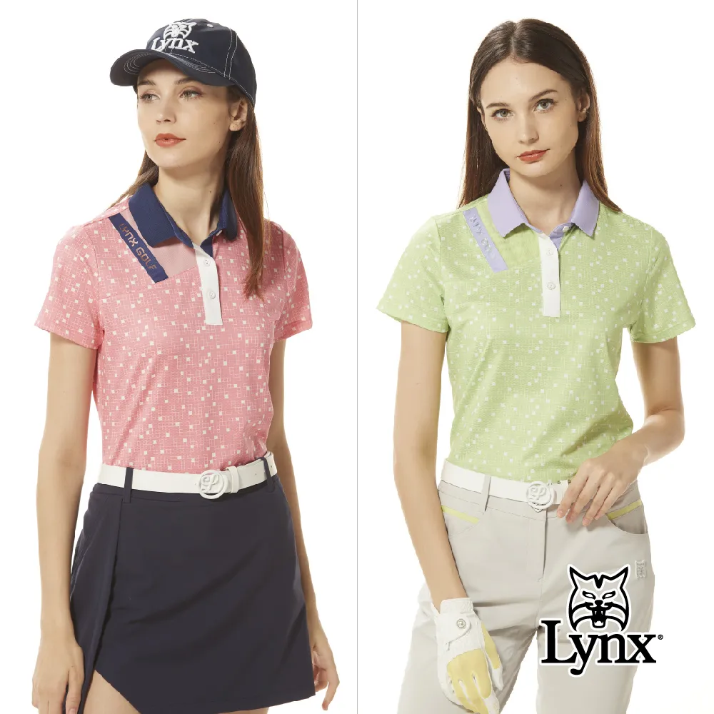 【Lynx Golf】女款合身版吸汗速乾刷毛內搭式領口兩袖Lynx繡花長袖高領上衣(二色) 歷史價格詳細信息