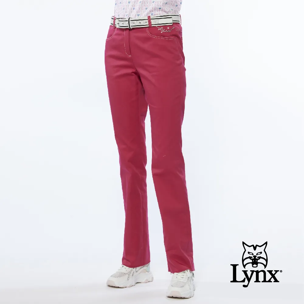 【Lynx Golf】女款彈性舒適混紡材質羅紋褲口造型拉鍊口袋設計窄管九分褲(二色) 歷史價格詳細信息