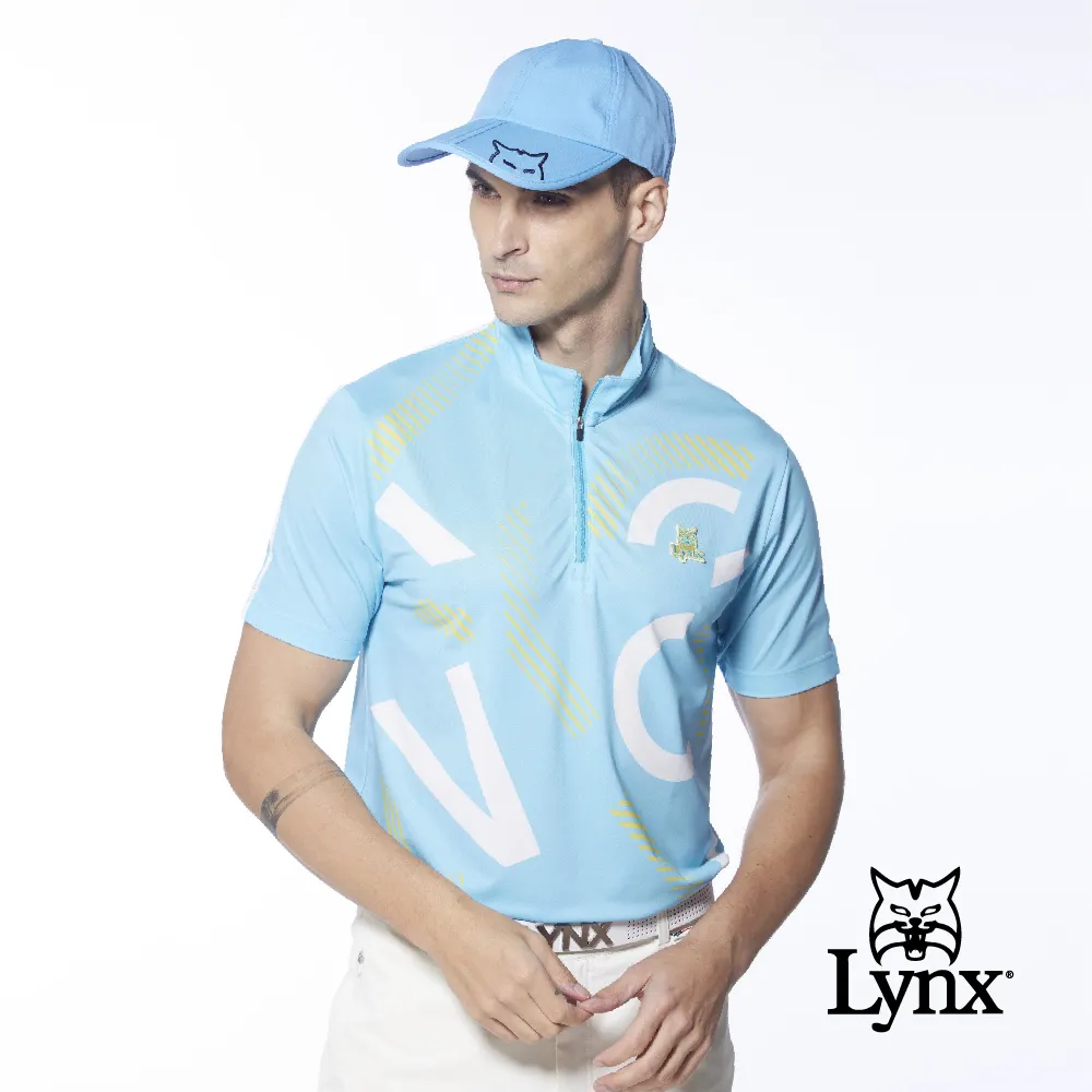 【Lynx Golf】男款吸排抗UV樹葉幸運草圖樣胸袋款長袖POLO衫/高爾夫球衫(二色) 歷史價格詳細信息
