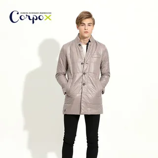 【Corpo X】男款科技羽絨長版外套(3M Thinsulate)-紫 歷史價格詳細信息