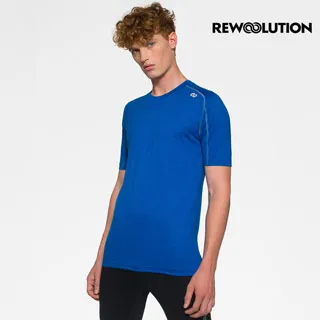 【Rewoolution】男EXPLORER 190g長袖T恤[寶藍] 羊毛衣 登山必備 吸排| REJB2MC70455 歷史價格詳細信息
