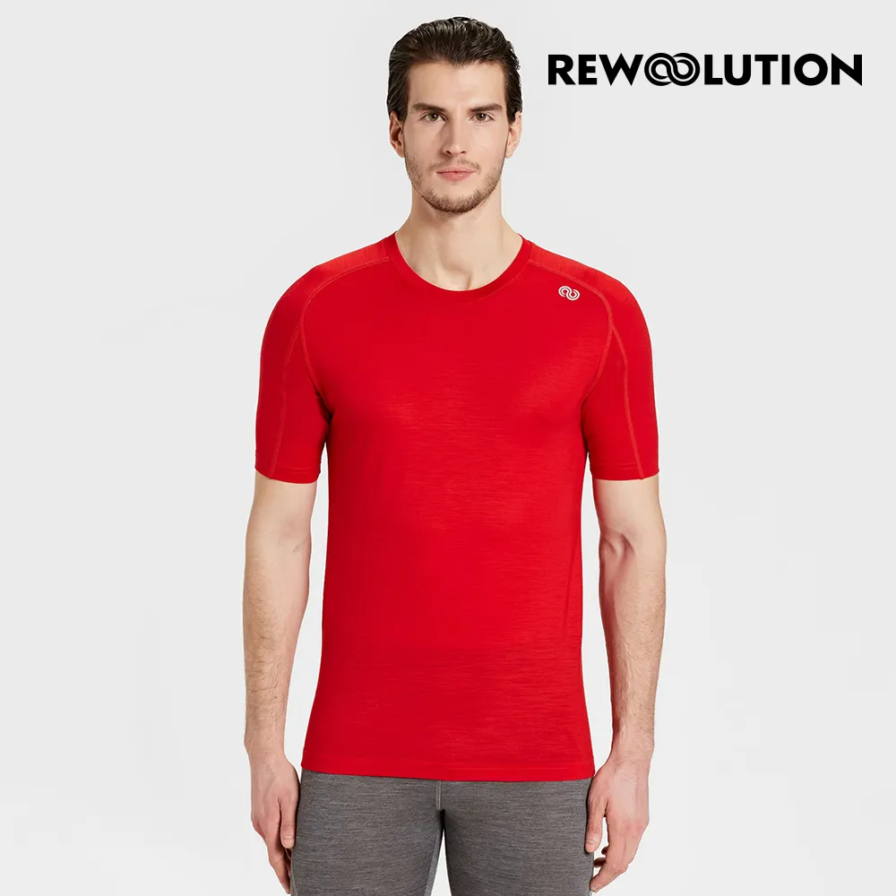 【Rewoolution】男HERO 140g短袖T恤 [碳灰] 羊毛衣 T恤 登山必備 吸濕排汗| REJB2MC50394 歷史價格詳細信息