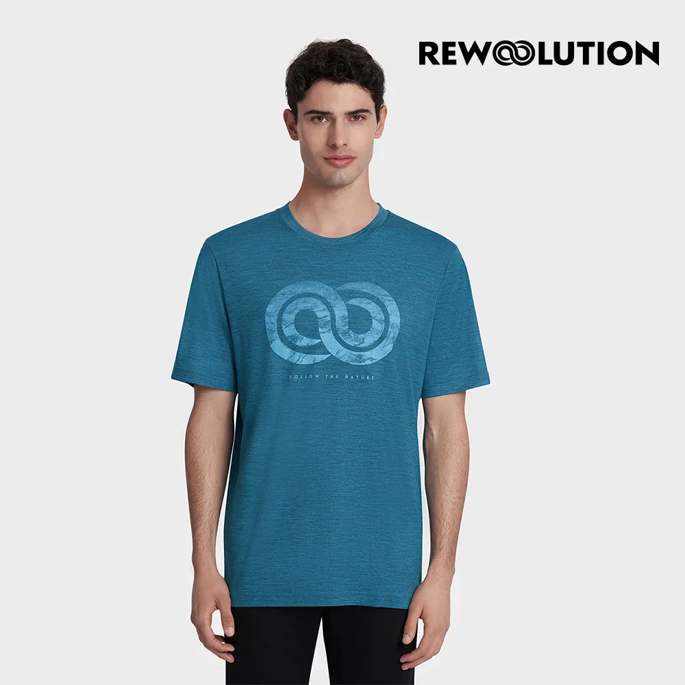 【Rewoolution】男 LOGOTYPE 140g短袖印花T恤(黑色)羊毛|CB1MC512 M1M010RJ14 歷史價格詳細信息