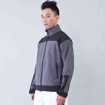 TECL-WOOD《96610》防風防水透氣保暖Soft Shell(軟殼)外套(灰/黑色)(男) 歷史價格詳細信息