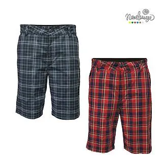 【M世代】格子短褲 格子褲 休閒運動五分褲 (55750) 歷史價格詳細信息