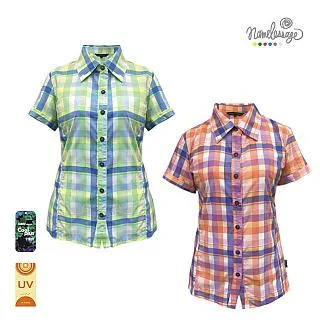 日本namelessage無名世代女款抗UV吸濕排汗短袖襯衫(淺卡)_81W602 歷史價格詳細信息