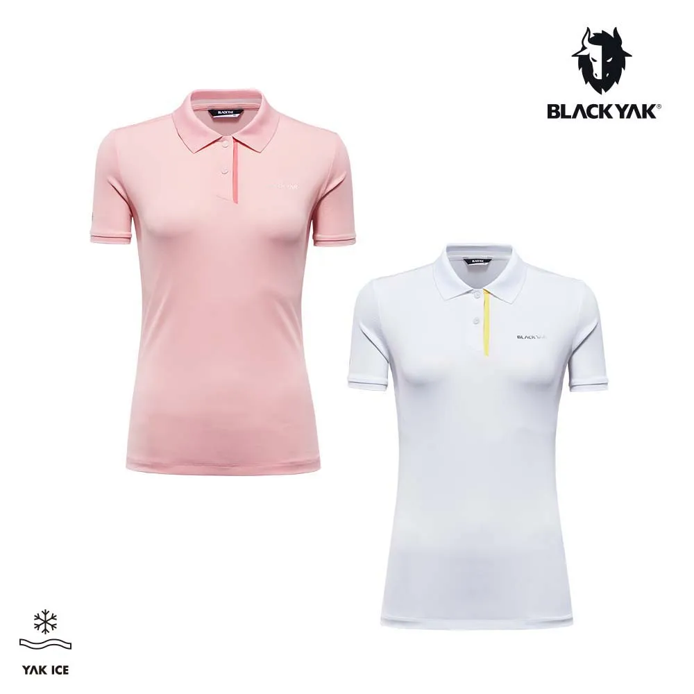 【BLACKYAK】女 ICE短袖POLO衫(淺粉紅/薄荷藍/靛色)-春夏 登山 涼感彈性 | BYBB1WC101 歷史價格詳細信息