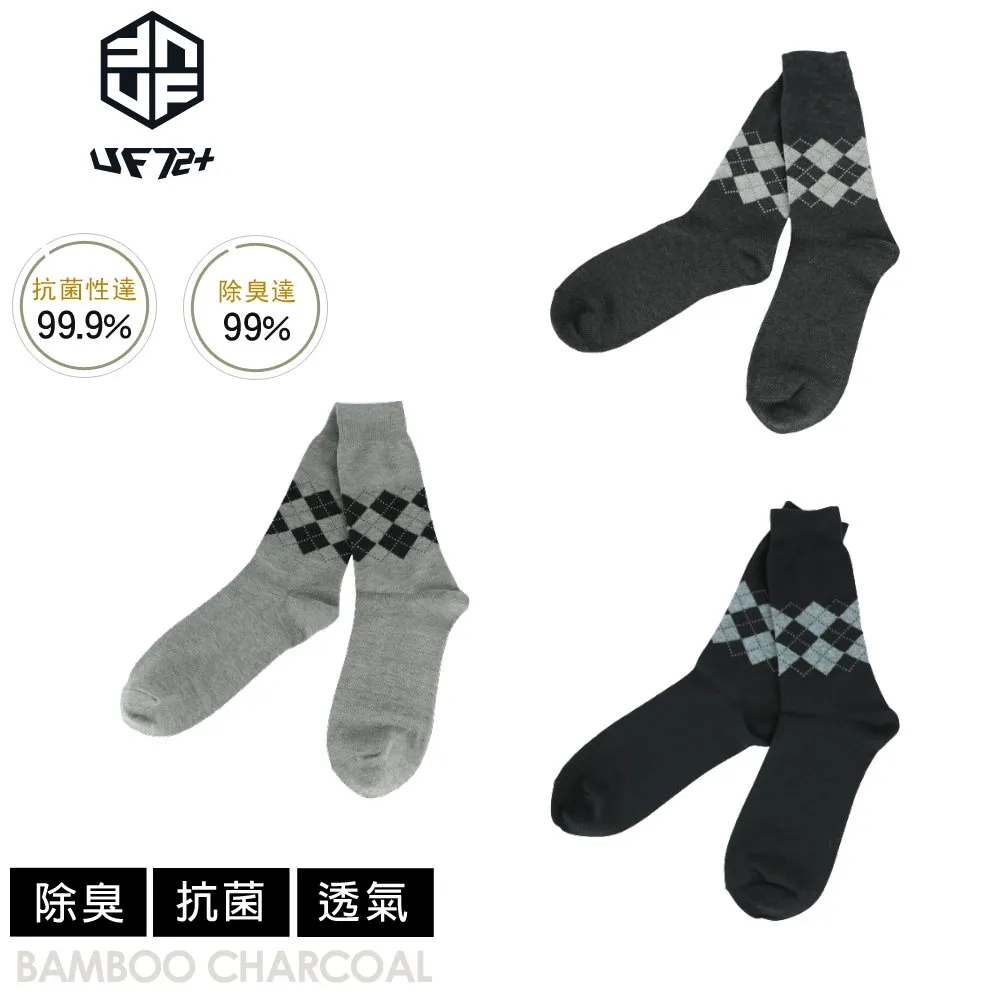 【UF72+】UF5022 elf除臭竹炭橫紋logo中統休閒襪/6入組(除臭/氣墊襪/機能襪/竹炭) 歷史價格詳細信息