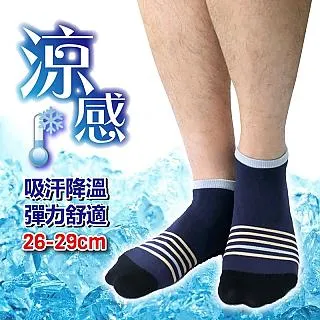 [6件組] 涼感船襪(粗條)-7441-6 歷史價格詳細信息