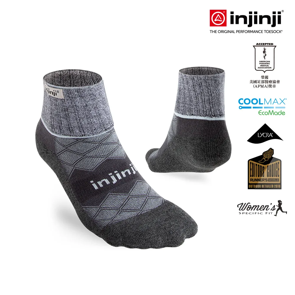 【Injinji】男 Runner全方位防護跑襪-外襪[黑色]MAA9795(外襪 馬拉松慢跑 長跑專用襪) 歷史價格詳細信息