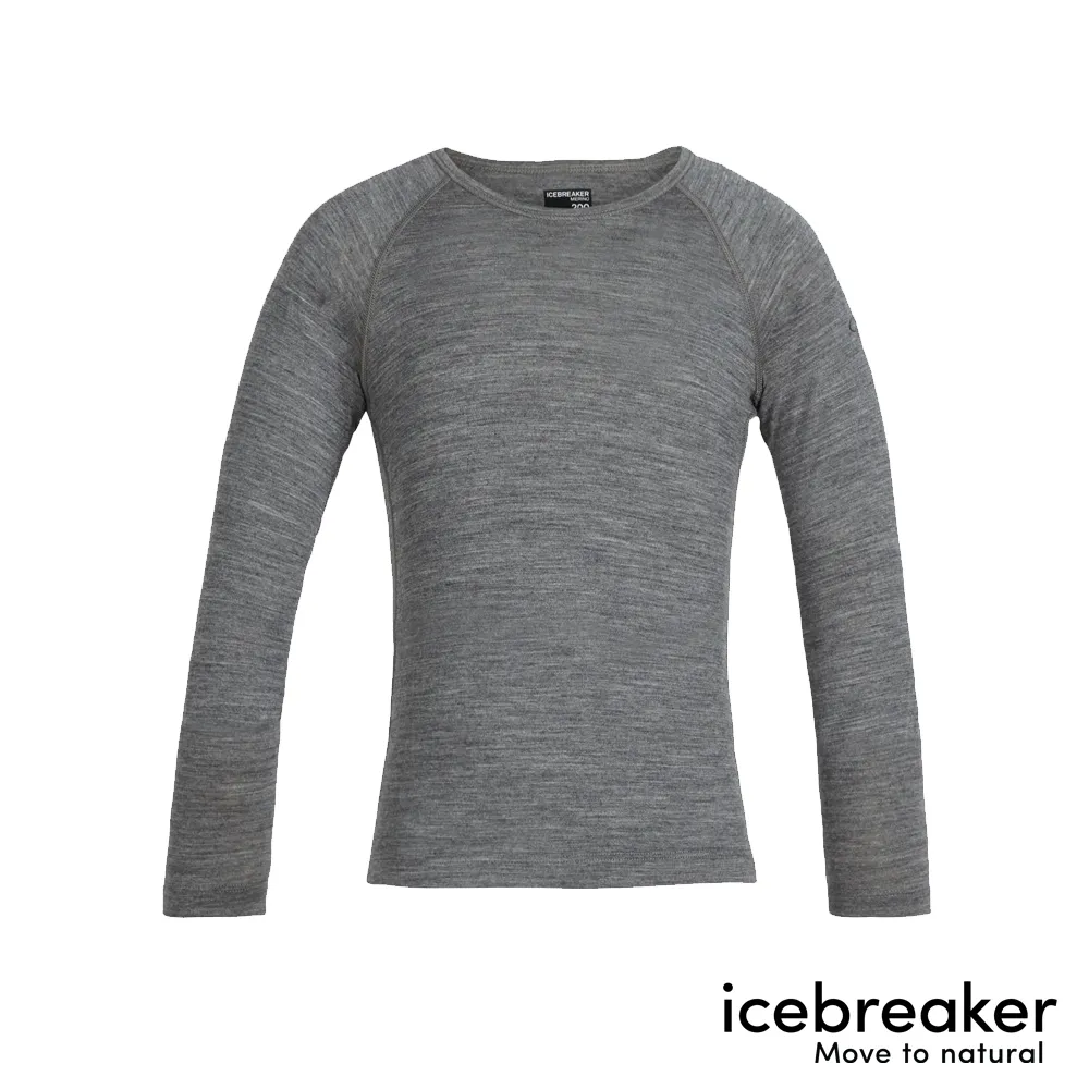 Icebreaker Oasis BF200 兒童款美麗諾羊毛保暖貼身長褲/小朋友衛生衣 104503 001 黑 歷史價格詳細信息