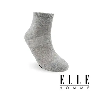 ELLE HOMME 透氣運動襪 棉襪 1/2襪 男襪 25-27CM  【佳瑪】 歷史價格詳細信息