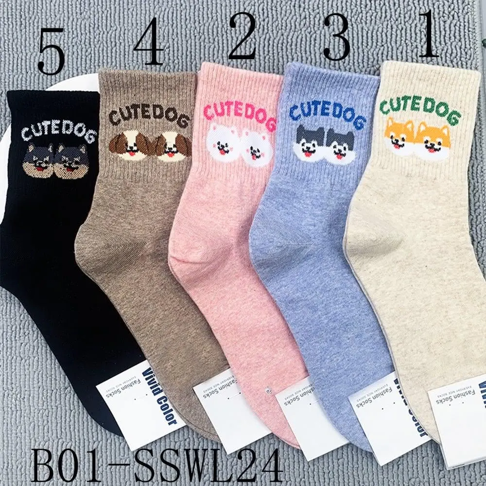 韓國 socks appeal X SML 厭世小怪物點點中桶襪 (酒紅) 歷史價格詳細信息