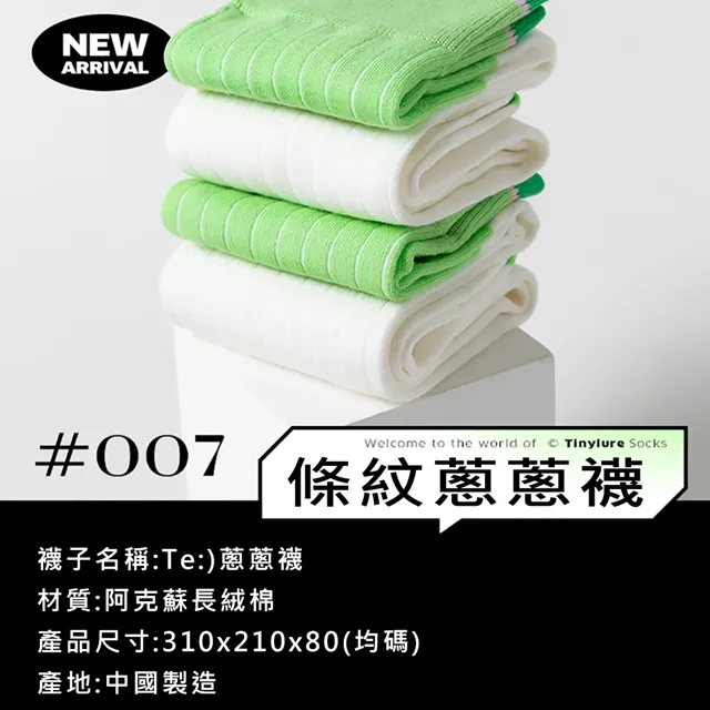 Tinylure Te菜市場系列虎紋豌豆襪 歷史價格詳細信息