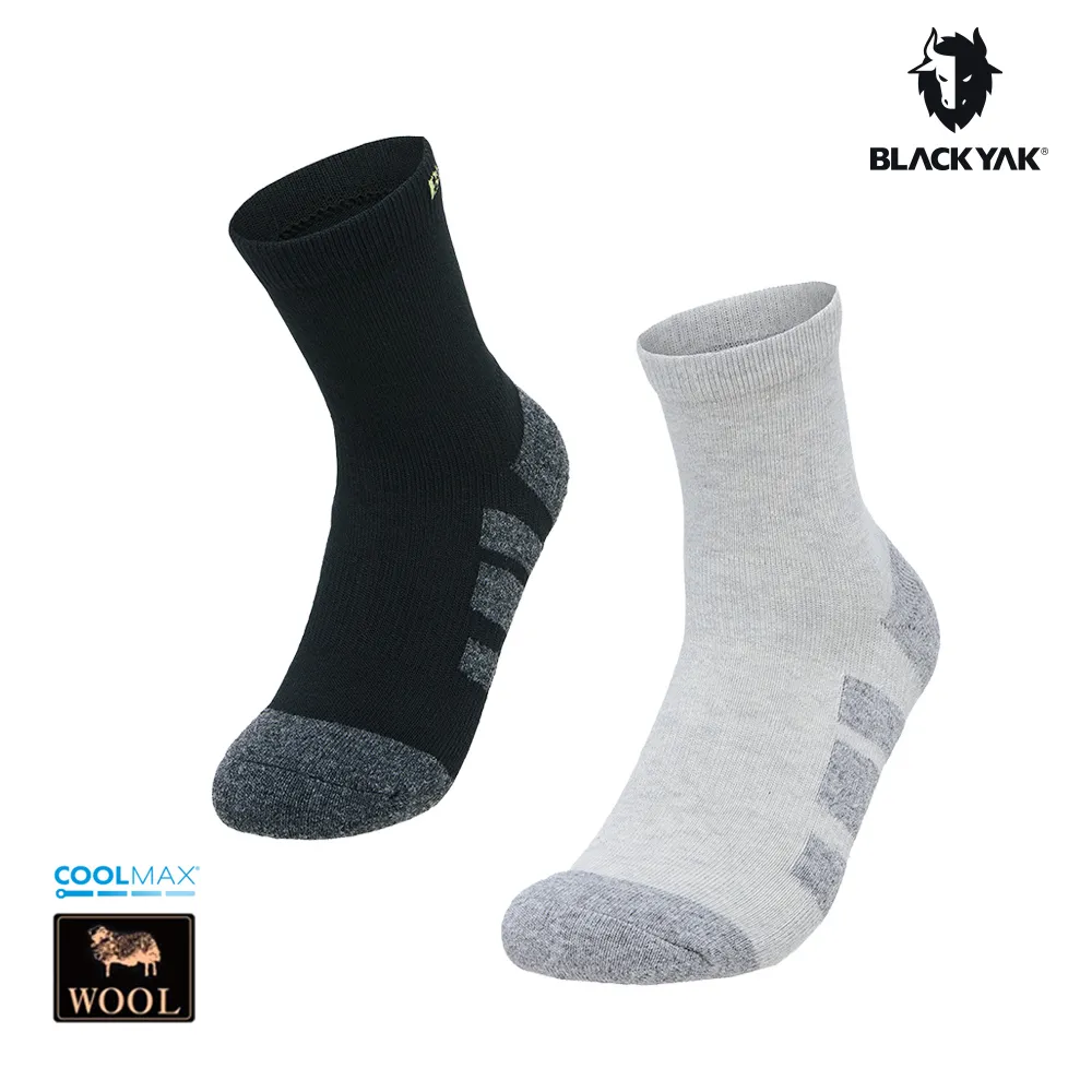 【BLACK YAK】COOLMAX羊毛短襪[灰色/黑色]DB2NAC03(羊毛 保暖襪 健行襪 機能襪) 歷史價格詳細信息